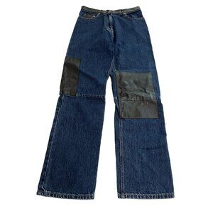 McQ Alexander McQueen Straight Jeans in Blue Black